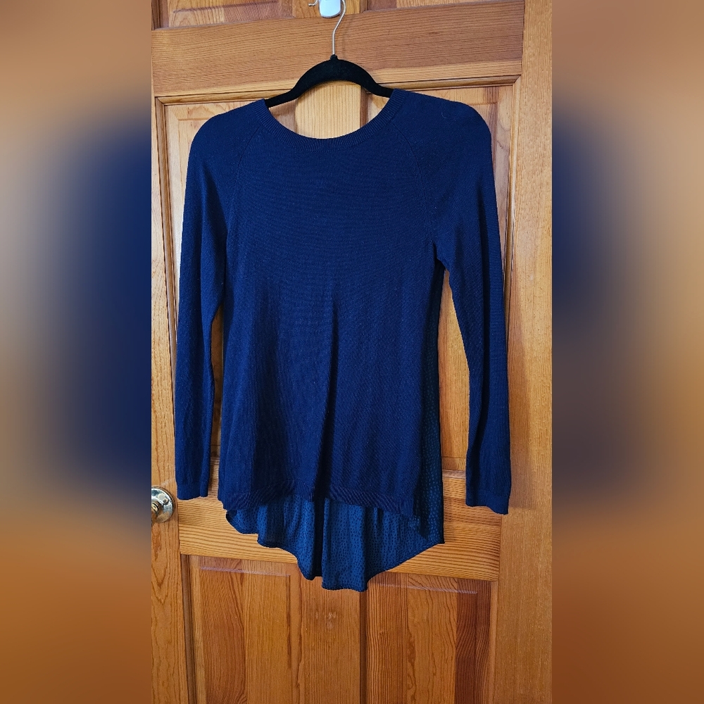 41 Hawthorn Deep Blue Long Sleeve Top